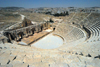 Jerash - Jordan: South theatre - built during the reign of Emperor Domitian, seats 3000 spectators - Roman city of Gerasa - photo by M.Torres