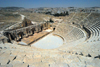 Jerash - Jordan: South theatre - built during the reign of Emperor Domitian, seats 3000 spectators - Roman city of Gerasa - photo by M.Torres