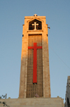 Amman - Jordan: Coptic Orthodox Church - belfry - photo by M.Torres