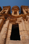 Jordan - Petra: Ad Deir - the Monastery - the facade measures 47m x 48m - UNESCO world heritage site - photo by M.Torres
