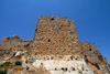 Ajlun - Jordan: Ajlun castle - tower and ramparts - photo by M.Torres