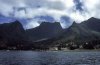 Juan Fernandez islands - Robinson Crusoe island: San Juan Bautista and Bahia Cumberland (photo by Willem Schipper)