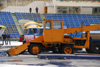Kazakhstan, Medeu ice stadium, Almaty: ice preparation equipment - photo by M.Torres