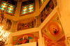 Kazakhstan, Almaty: Holy Ascension Russian Orthodox Cathedral - dome interior - photo by M.Torres