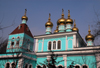 Kazakhstan, Almaty: St Nicholas Church - Russian Orthodox - Nikolsky Sobor - built in 1909 - photo by M.Torres