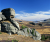 CIS - Kazakhstan - East Kazakhstan oblys - Altay Mountains: island of stones - rock outcrop - photo by V.Sidoropolev