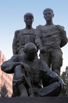 Kazakhstan, Almaty: 28 Panfilov Heroes' Park - Afghanistan war monument - photo by M.Torres