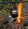 East Kazakhstan oblys: kettle on a camp fire - photo by V.Sidoropolev