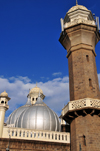 Nairobi, Kenya: Jamia Masjid - Friday Mosque - minaret and silver domes - photo by M.Torres
