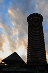 Nairobi, Kenya: KICC silhouette - Kenyatta International Conference Center - City Square - photo by M.Torres
