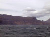 Kerguelen island: Cap de Terres Rouge at the entrance to Baie des Swains (photo by Francis Lynch)