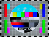 Pyongyang, North Korea / DPRK: North Korean TV test card - test pattern in North America - television test signal - Korean Central Television (KCTV) - photo by M.Torres