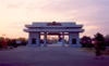 North Korea / DPRK - Pyongyang: Monument to Victorious Fatherland Liberation War - Ponghwa street (photo by M.Torres)