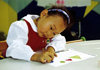 Asia - South Korea - Suweon: kindergarten girl - photo by S.Lapides