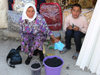 Kosovo - Pec / Peja: small business - mulberry sellers - photo by J.Kaman