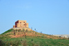 Erbil / Hewler / Arbil / Irbil, Kurdistan, Iraq: Khanzad Castle - medieval fortress on the northern road out of Erbil to Shaqlawa, built in the Soran Period, an early 16th century a Kurdish emirate - designed with a squat turret on each of its four corners - photo by M.Torres