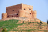 Erbil / Hewler / Arbil / Irbil, Kurdistan, Iraq: Khanzad Castle, aka Banaman castle - hill top fortress on the road to Shaqlawa, built in the Soran Period, an early 16th century a Kurdish emirate - designed with a squat turret on each of its four corners around a main tower with sawtoothed battlements - photo by M.Torres