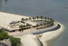 Kuwait city: beach and Shrimpy restaurant - photo by M.Torres