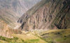 Kyrgyzstan - Tor-Ashuu Pass - Chuy oblast: at 3600 m - Alatau Range - deforested slopes - switchbacks - photo by G.Frysinger