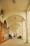 Bishkek, Kyrgyzstan: under the arcades - Chui avenue, near Ala-Too square - photo by M.Torres