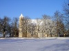 Latvia - Pure: church and snow - winter (Tukuma Rajons - Kurzeme) - photo by A.Dnieprowsky