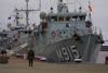 Latvia - Ventspils: NATO fleet - Belgian Navy M915 Aster - minehunter / Mijnenjager - Tripartite (photo by A.Dnieprowsky)