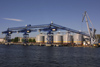 Latvia - Ventspils: grain terminal - silos (photo by A.Dnieprowsky)