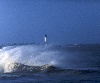 Latvia - Ventspils: storm on the Baltic - giant wave / vetra (photo by A.Dnieprowsky)