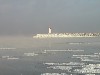 Latvia - Ventspils: January, -24C at the sea gates - ice by the south pier (photo by A.Dnieprowsky)