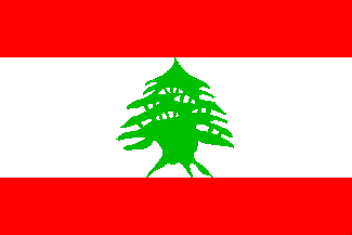 Mercedes with lebanon flag #1