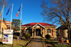 Maseru, Lesotho: Alliance Franaise building, which houses also a caf and the consulates of France and Germany - Kingsway - photo by M.Torres