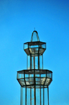 Maseru, Lesotho: mosque with a rather unique glass minaret - photo by M.Torres