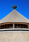 Maseru, Lesotho: Basotho Hat building - thatched roof - photo by M.Torres