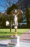 Liechtenstein - Triesen: Jesus Christ - INRI - crucifix / Kruzifix (photo by M.Torres)