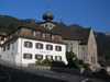 Liechtenstein - Triesenberg: Townhall and St Joseph's Church - photo by J.Kaman