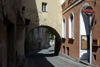 Lithuania - Vilnius: arch in the oldtown - photo by A.Dnieprowsky