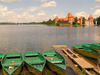 Lithuania / Litva / Litauen - Trakai: Trakai Castle and Galve Lake - Trakai National Park - photo by J.Kaman