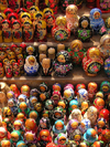 Lithuania / Litva / Litauen - Russian dolls for sale - matrioshki - matrioshkas - nesting dolls - souvenirs - photo by J.Kaman