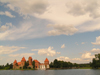 Lithuania / Litva / Litauen - Trakai: Trakai Island Castle and sky - photo by J.Kaman