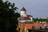 Lithuania - Vilnius: roof and the Holy Mother of God Church Orthodox church - photo by A.Dnieprowsky