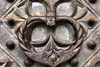 Lithuania - Vilnius: St. Anne's Church - door-handle detail / Sventos Onos baznycia - photo by A.Dnieprowsky