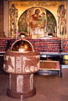 Luxembourg Ville / LUX : Cathedral of the Blessed Virgin - the Baptistery - chapel of St Joseph (photo by M.Torres)