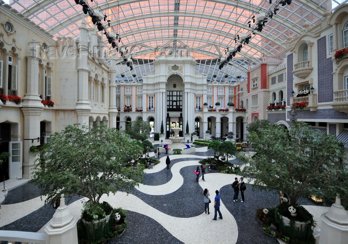 macao37: Macau, China: MGM Grand Macau hotel and casino interior - replicas of buildings in downtown Lisbon - photo by M.Torres - (c) Travel-Images.com - Stock Photography agency - Image Bank