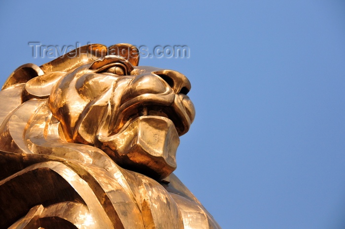 macao43: Macau, China: head of Leo the Lion, the mascot of film studio Metro-Goldwyn-Mayer - MGM Grand Macau hotel and casino - Dr. Sun Yat Sen Avenue - photo by M.Torres - (c) Travel-Images.com - Stock Photography agency - Image Bank