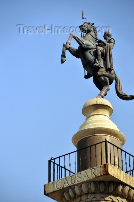 macao58: Macau, China: equestrian statue of Julius Caesar - East Meets West Wharf, Macau Fisherman's Wharf - Doca dos Pescadores - photo by M.Torres - (c) Travel-Images.com - Stock Photography agency - Image Bank