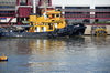 Macau, China: tugboats docked along the Outer Harbour Ferry Terminal - photo by M.Torres
