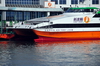 Macau, China: ferry from the First Ferry line arrives at the Outer Harbour Ferry Terminal - photo by M.Torres