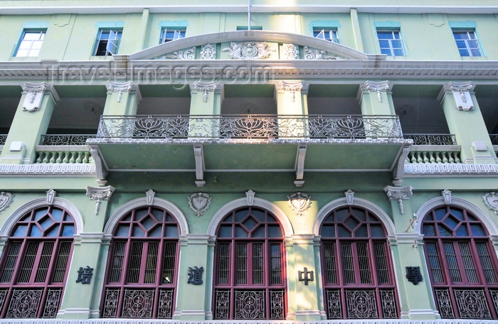 macao86: Macau, China: ornate colonial façade - photo by M.Torres - (c) Travel-Images.com - Stock Photography agency - Image Bank