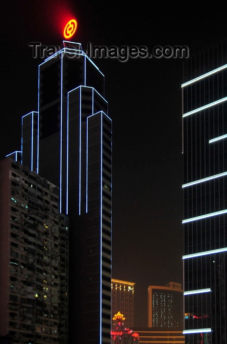 macao9: Macau, China: Bank of China tower at night, a state-owned commercial bank - photo by M.Torres - (c) Travel-Images.com - Stock Photography agency - Image Bank