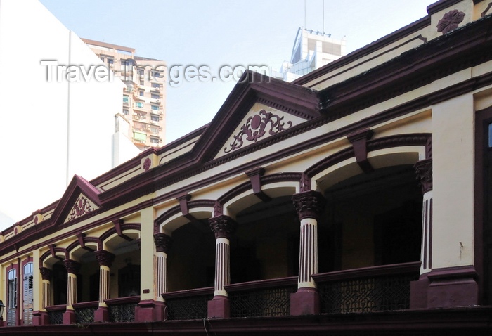 macao98: Macau, China: Portuguese colonial architecture - Rua Pedro Nolasco da Silva - photo by M.Torres - (c) Travel-Images.com - Stock Photography agency - Image Bank